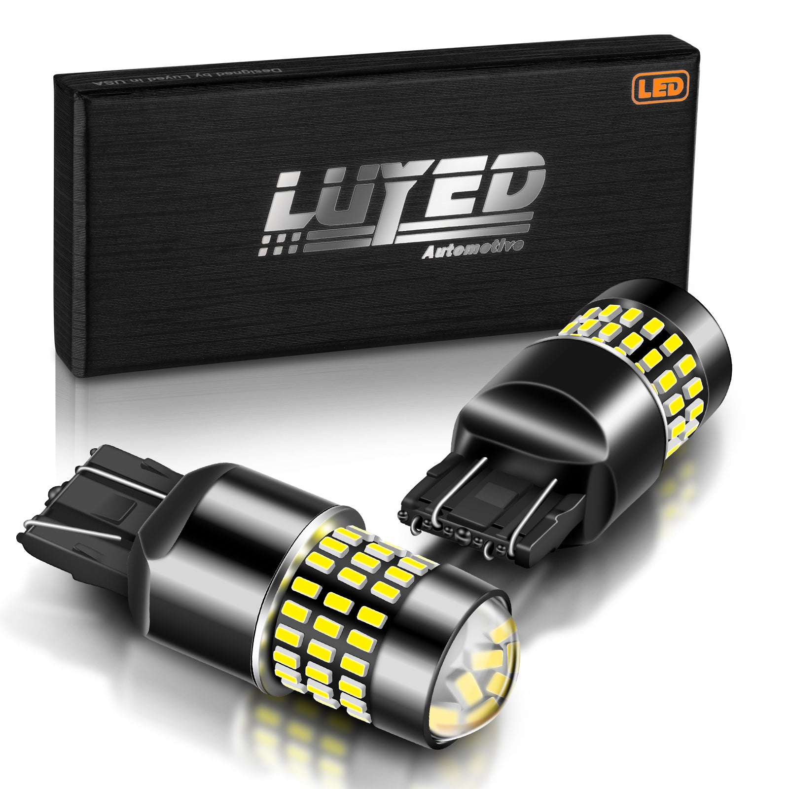 7443 7440 LED Bulb Reverse Lights Xenon White 400% Brighter 7441