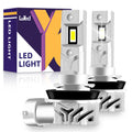 LUYED H11 LED Bulbs, 24000LM 6500K Cool White with Cooling Fan for Fog Lights, DRL,H8 H9 H16 Fog Lights, No Adapter Required Easy Install, 1:1 Size Plug and Play, Pack of 2