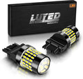 LUYED 3157 3156 LED Bulbs Reverse Light Xenon White & Amber Yellow & Red  Super Bright 78 SMD 3056 3156 3057 4157 LED Bulbs,Used for Back Up Reverse Lights,Brake Lights,Tail Lights,Turn Signal Lights,Pack of 2